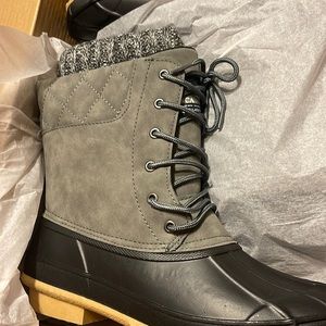 Size 10 Women Gray rain boot
